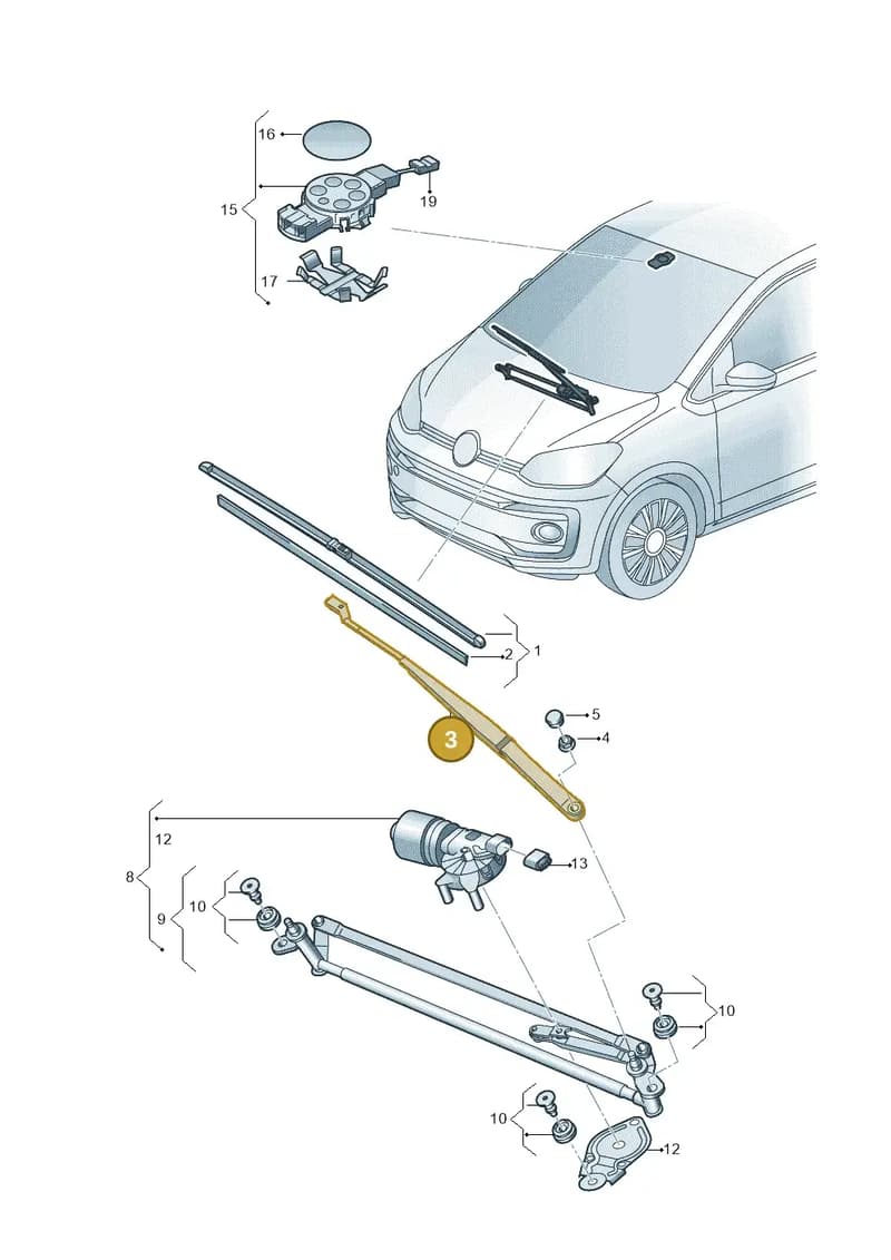 1S295540903C — SEAT Mii (2011-2019) diagram 892955000, position 3