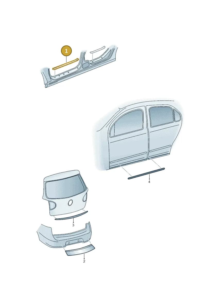 1S3071303 — Volkswagen Up! 1.0 TSI (2013-2017) diagram 559061700, position 1