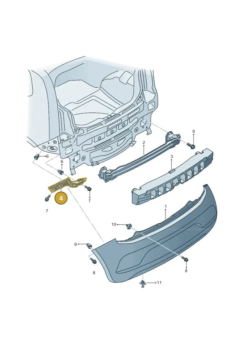 1S6807393C — SEAT Mii (2011-2019) diagram 735807500, position 4