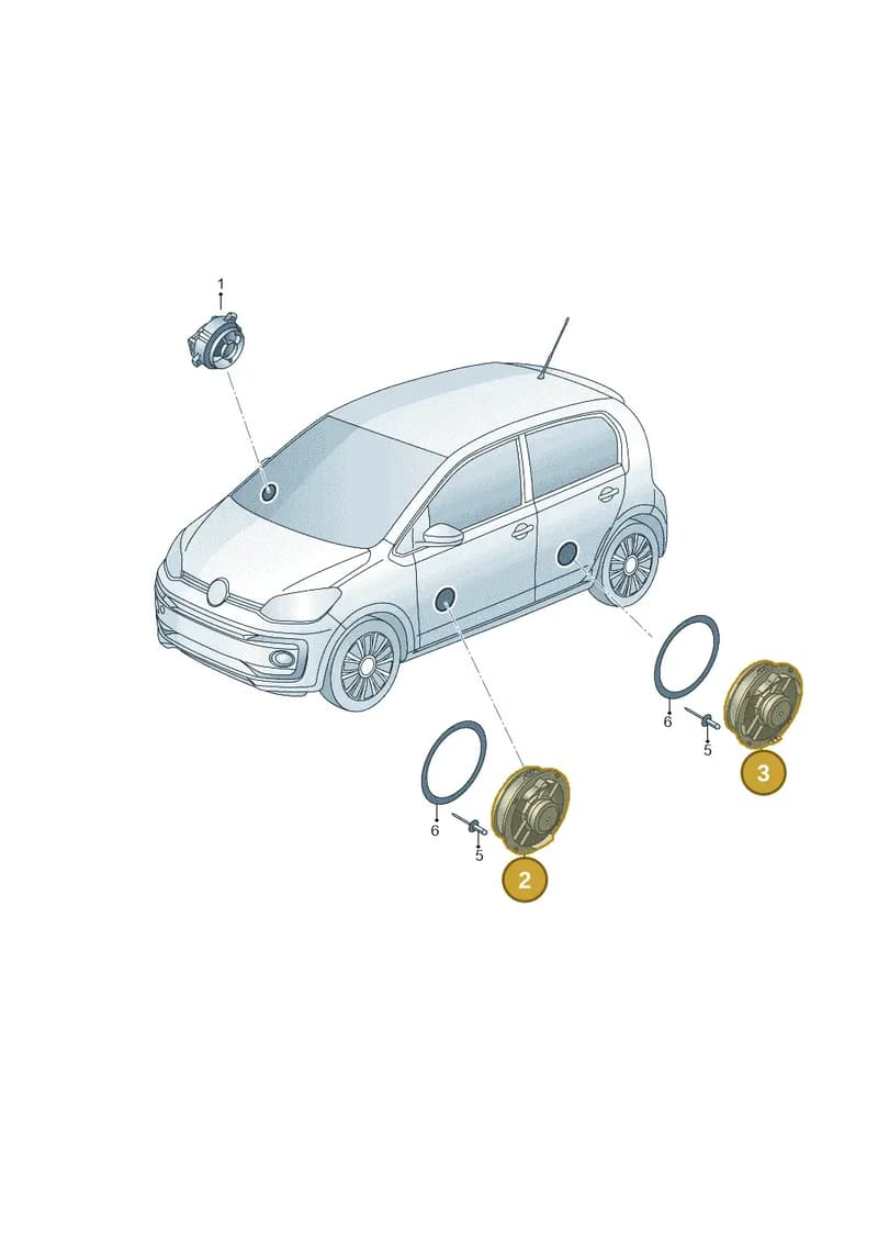 1SB035710 — SEAT Mii Electric (2020-2021) diagram 899035350, position 2+3