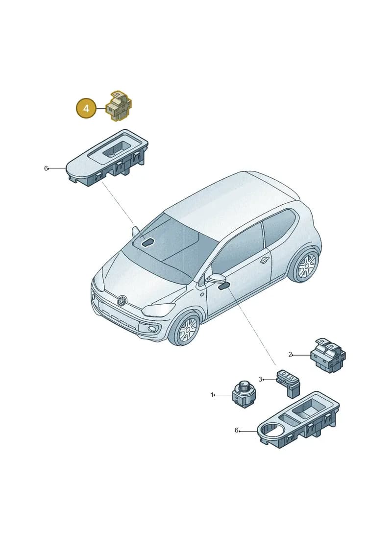 1SB959855IGI — Volkswagen Up! 1.0 TSI (2013-2017) diagram 559959050, position 4