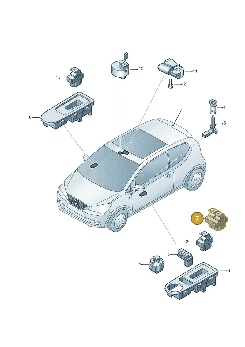 1SB959857IGI — SEAT Mii Electric (2020-2021) diagram 735959050, position 7