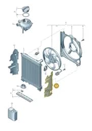 1ST121283B Volkswagen Air Guide