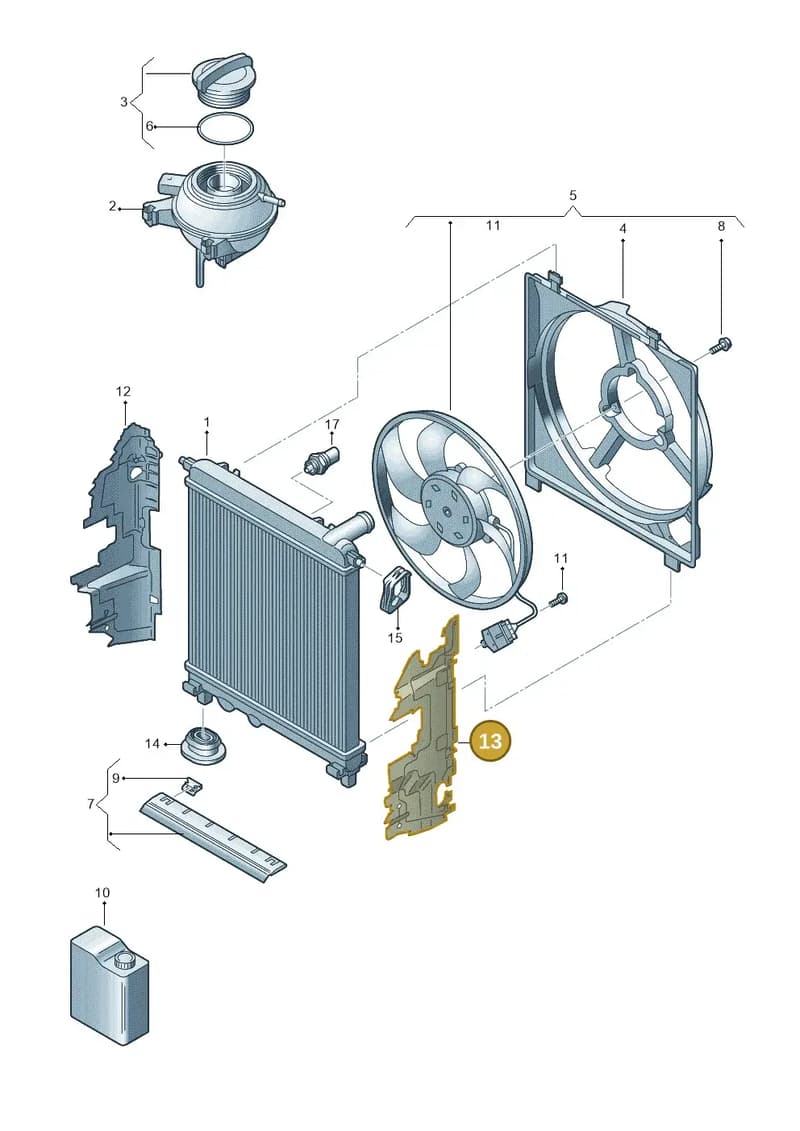 1ST121283B — Skoda Citigo (2011-2019) diagram 892122000, position 13