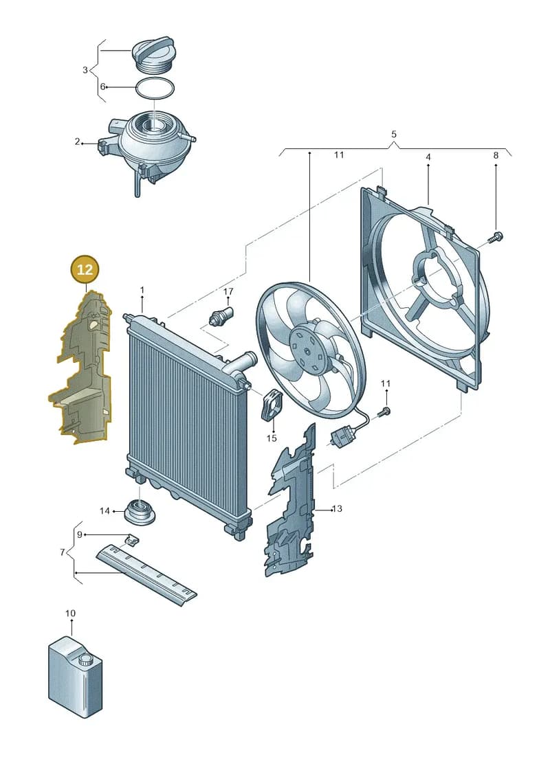1ST121284B — Skoda Citigo (2011-2019) diagram 892122000, position 12