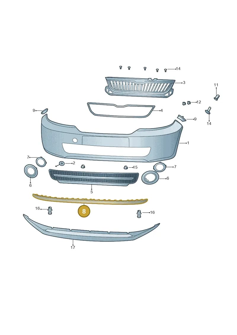 1ST805915A — Skoda Citigo (2011-2019) diagram 727807000, position 8
