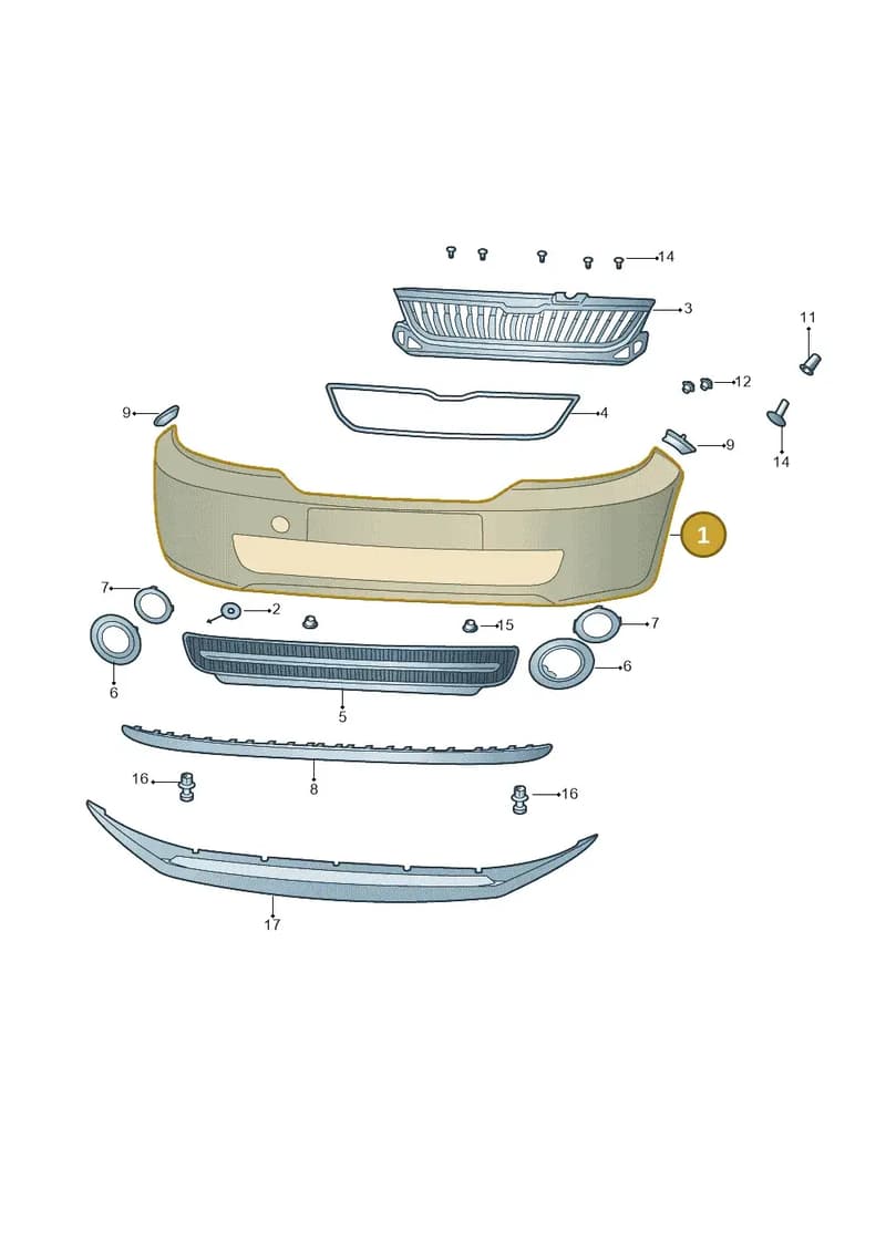 1ST807221F — Skoda Citigo (2011-2019) diagram 727807000, position 1