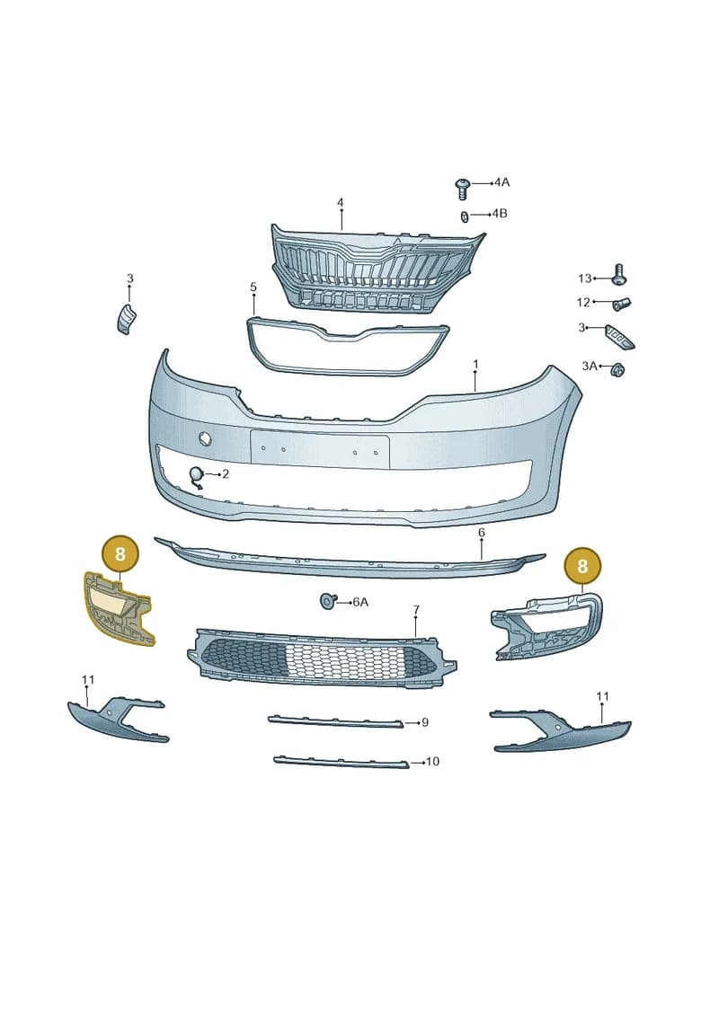 1ST807261B — Skoda Citigo (2019-2021) diagram 583807000, position 8