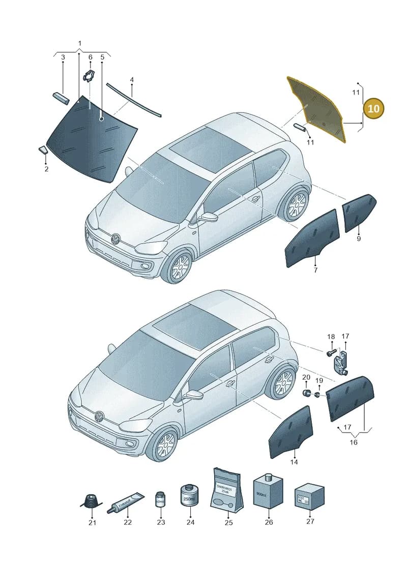 1ST845051FNVB — SEAT Mii Electric (2020-2021) diagram 899845000, position 10