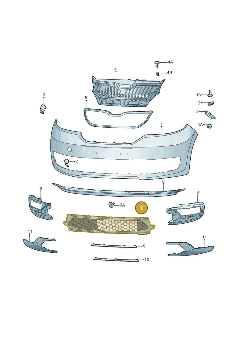 1ST853677E9B9 — Skoda Citigo (2019-2021) diagram 583807000, position 7