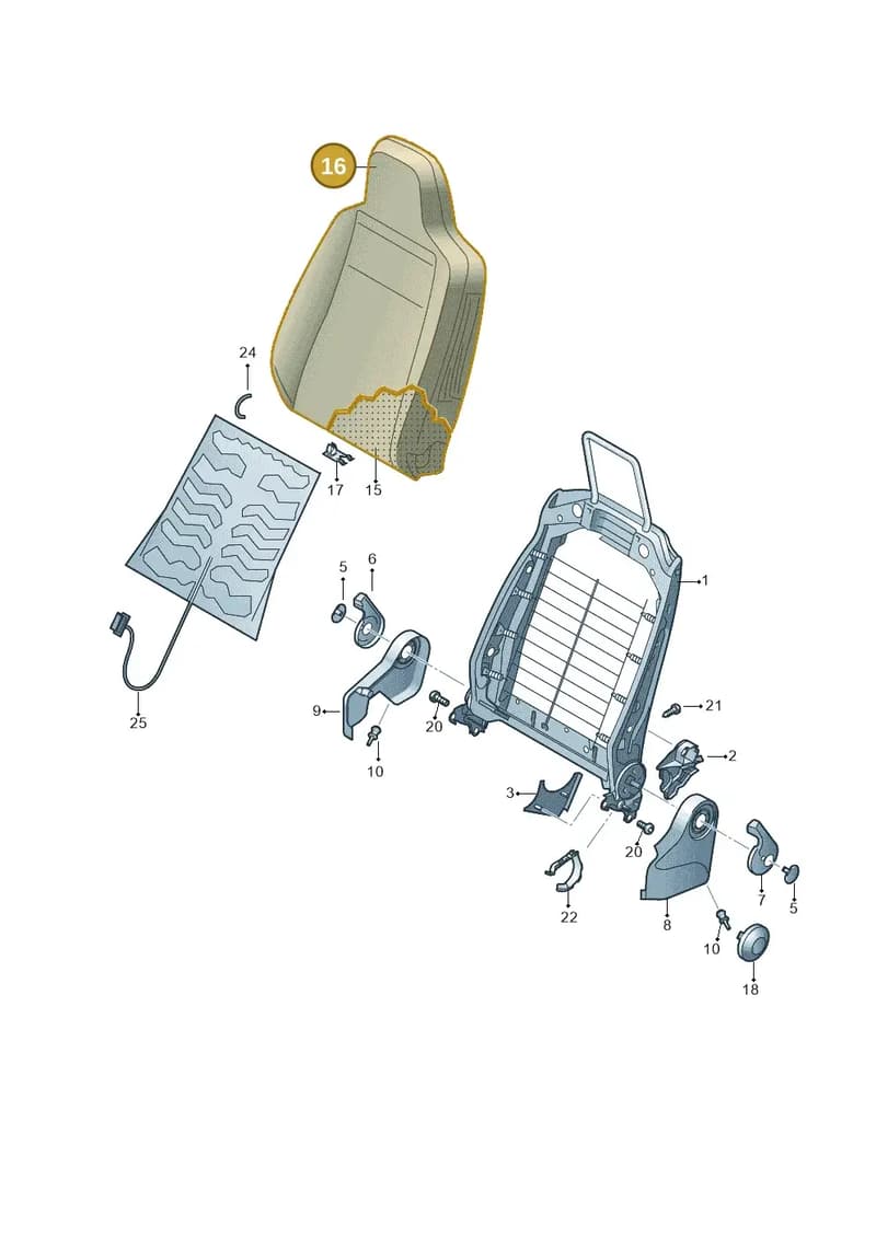 1ST881806BQGHY — Skoda Citigo (2011-2019) diagram 723881500, position 16