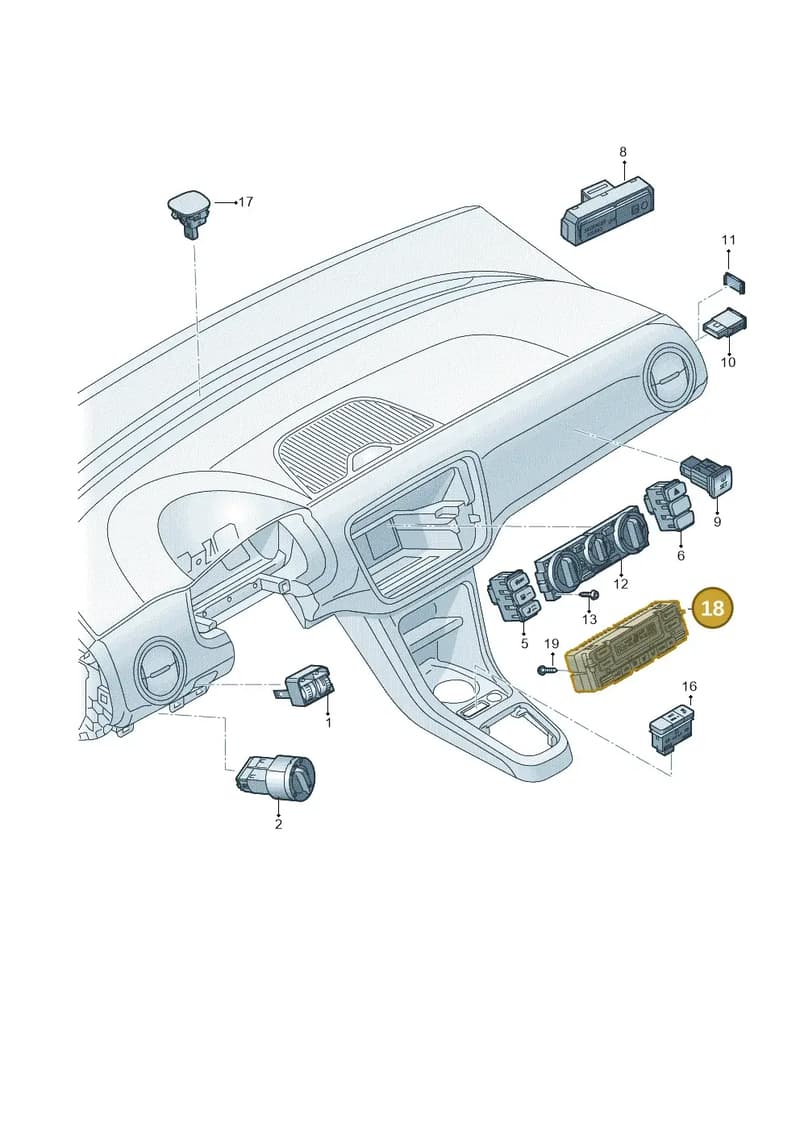 1ST907044C — Skoda Citigo (2019-2021) diagram 583941050, position 18