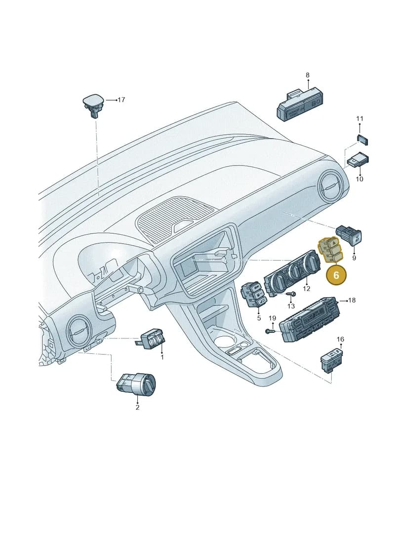 1ST927140M1QB — Skoda Citigo (2019-2021) diagram 583941050, position 6