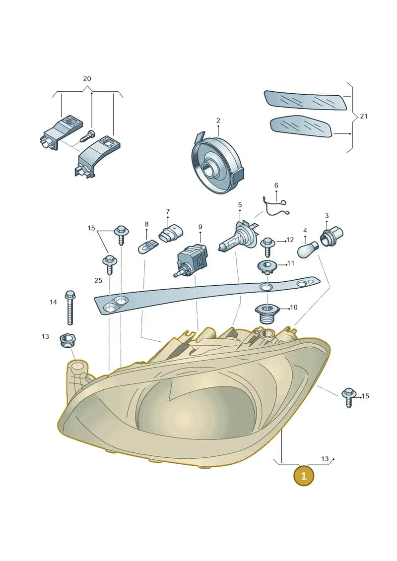 1ST941015D — Skoda Citigo (2011-2019) diagram 727941000, position 1