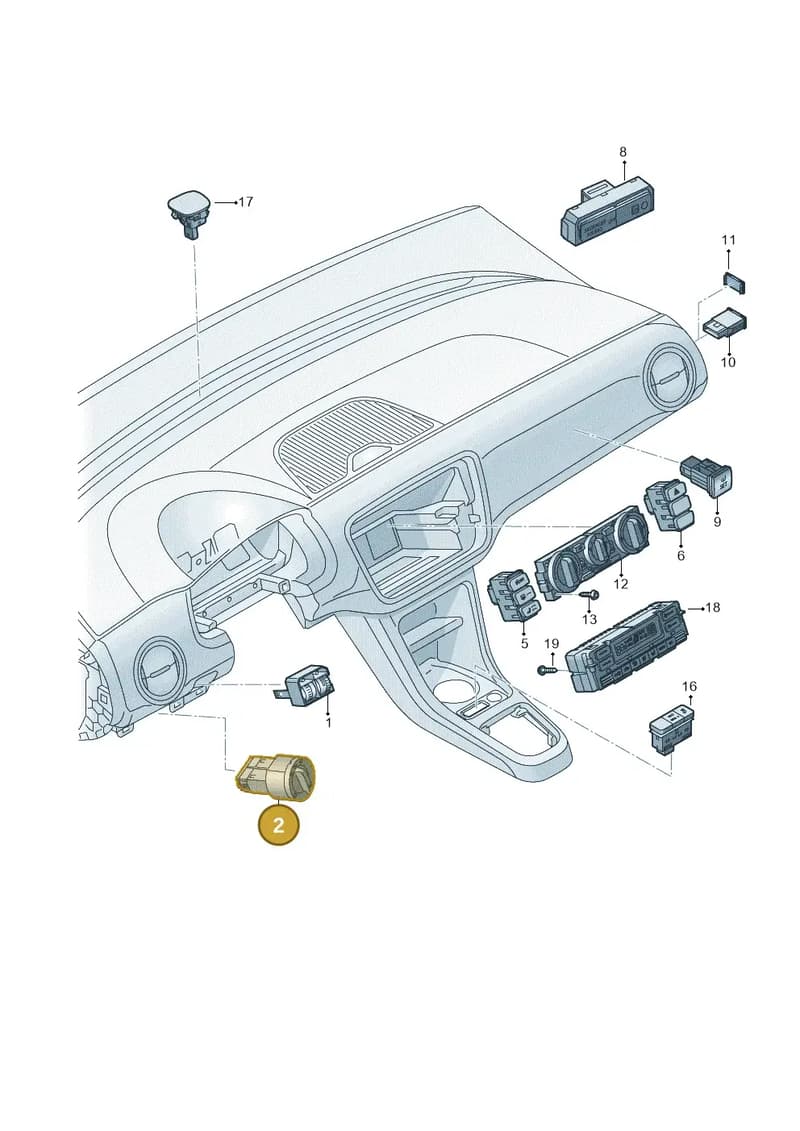 1ST941431AWHS — Skoda Citigo (2019-2021) diagram 583941050, position 2