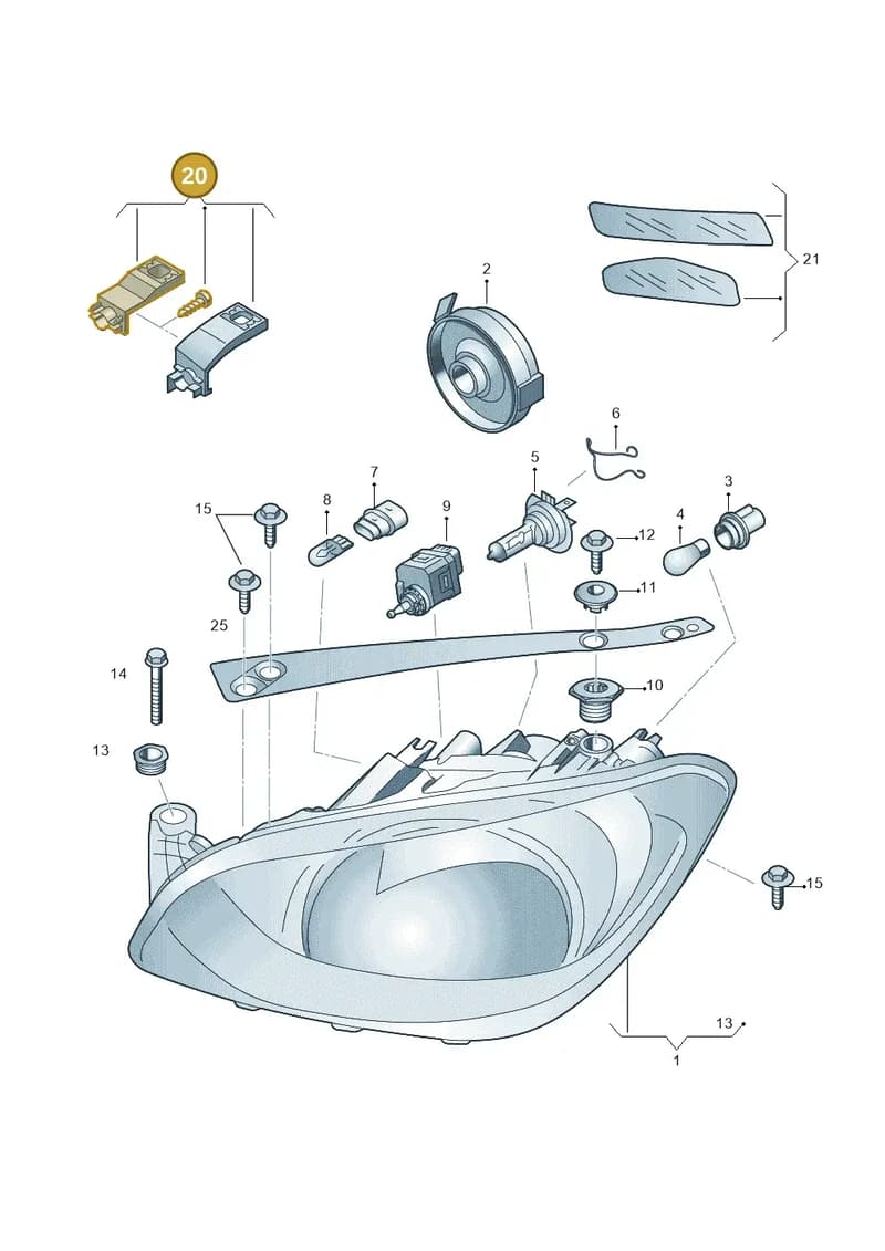 1ST998225 — Skoda Citigo (2011-2019) diagram 727941000, position 20