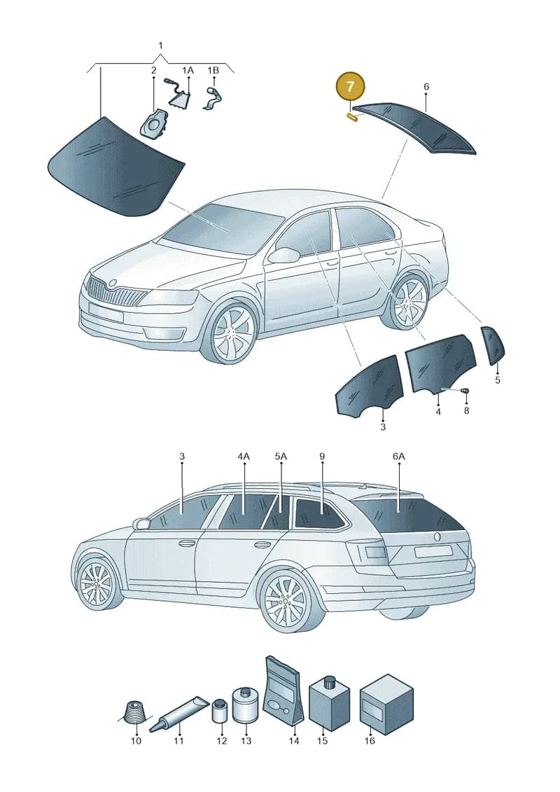 1T0845237 — Skoda Octavia (2017-2020) diagram 753845000, position 7
