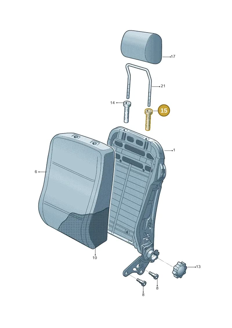1T0883920E9B9 — Skoda Fabia Jingrui (2008-2014) diagram 662881500, position 15