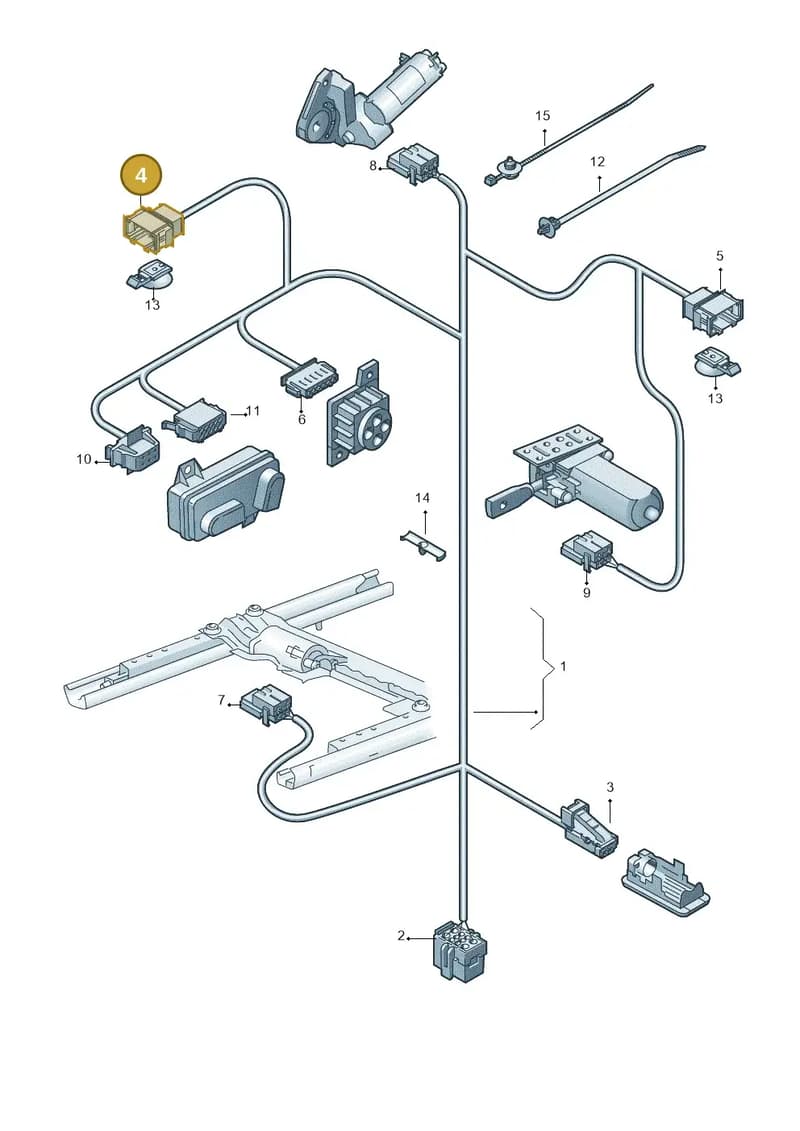 1T0971582F — Audi Q3 (2014-2019) diagram 728972120, position 4