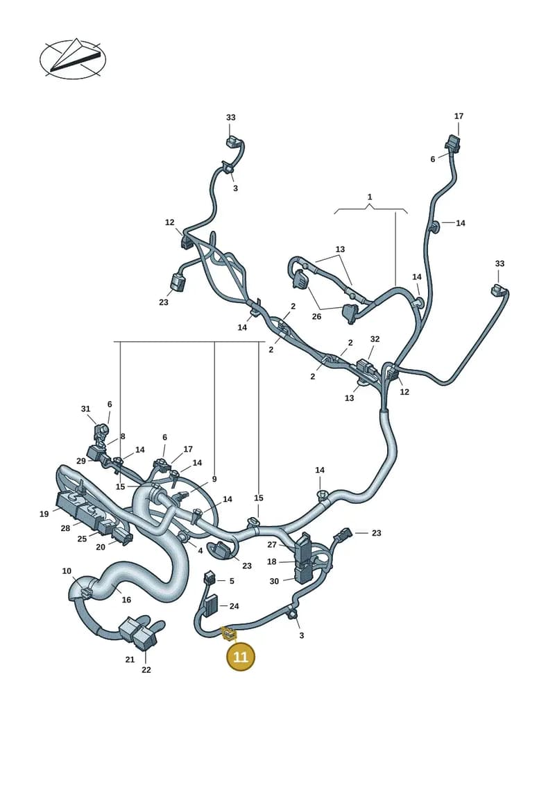 1T0971838B — Volkswagen Multivan (2021-2025) diagram 7t0972250, position 11