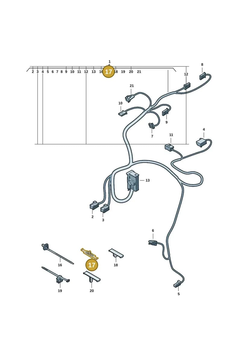1T0971838B — Audi Q6 e-tron (2023-2025) diagram f5s972400, position 17