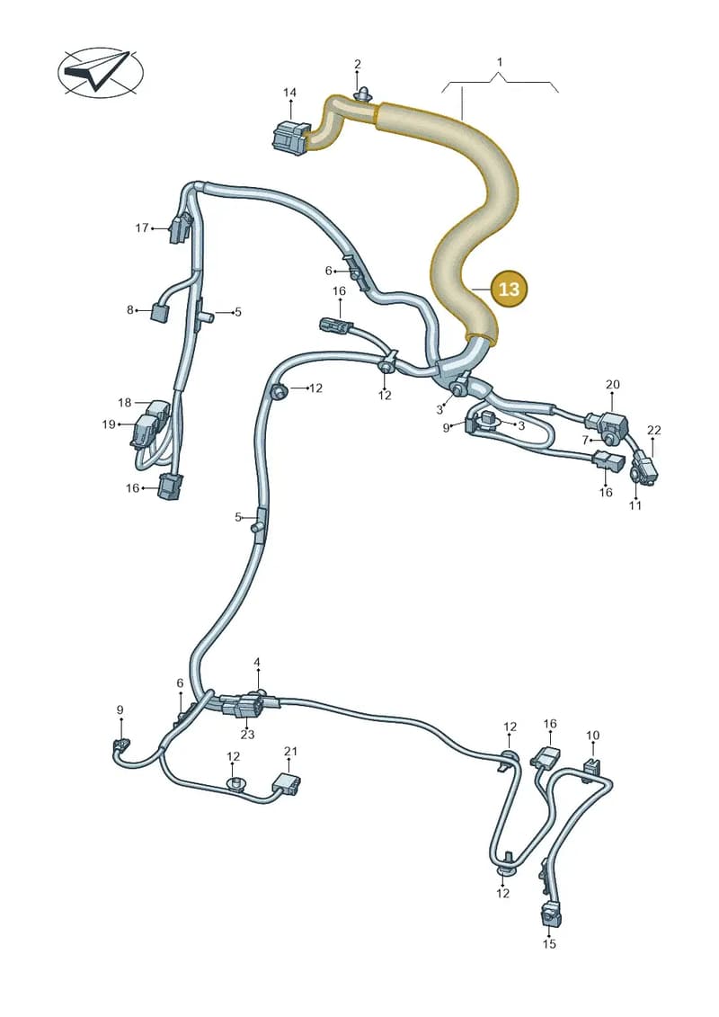 1T0971889 — SEAT CUPRA Born (2021-) diagram 10a972027, position 13