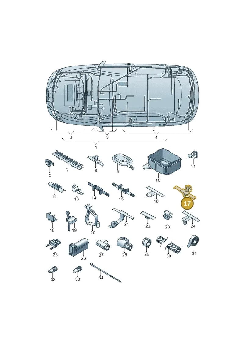 1T0971896A — SEAT Altea XL (2013-) diagram 418971810, position 17