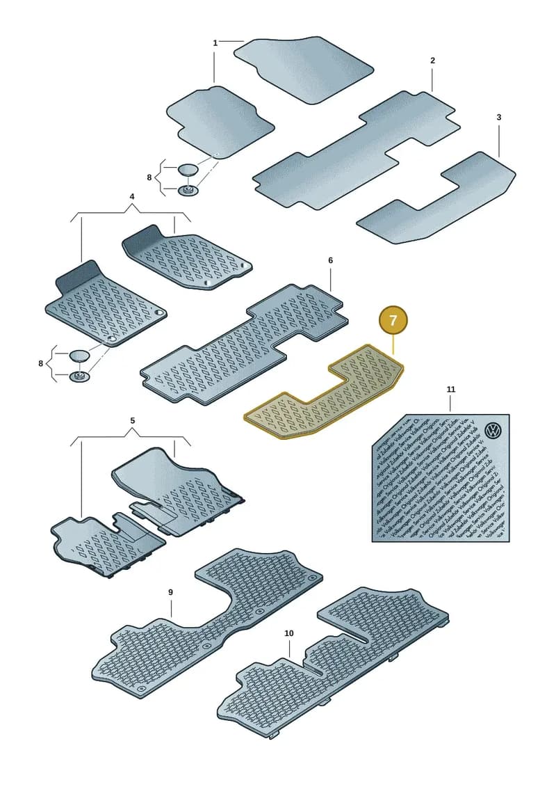 1T3061515D82V — Volkswagen ID. Buzz (2022-2025) diagram 15a061010, position 7