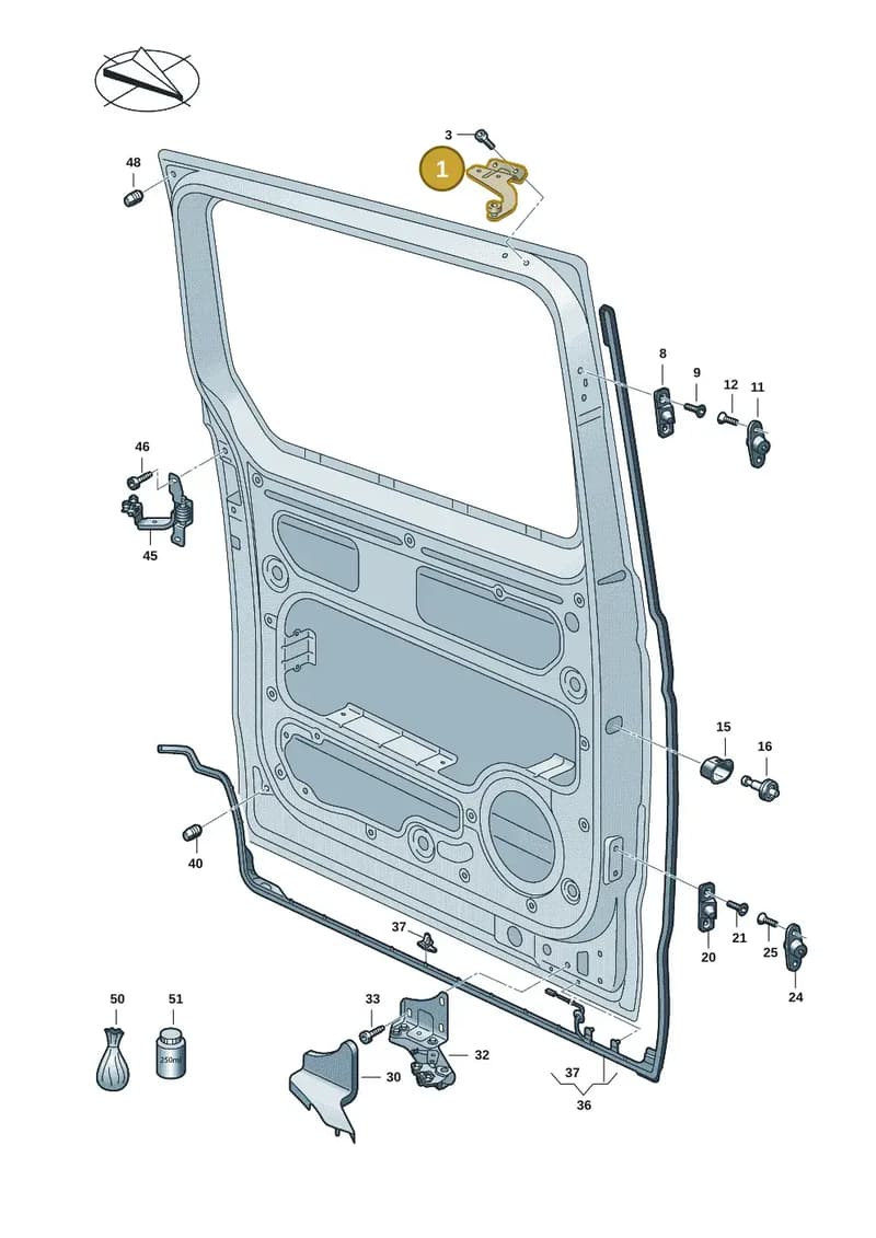 1T3843436C — Volkswagen ID. Buzz (2022-2025) diagram 7t0843200, position 1