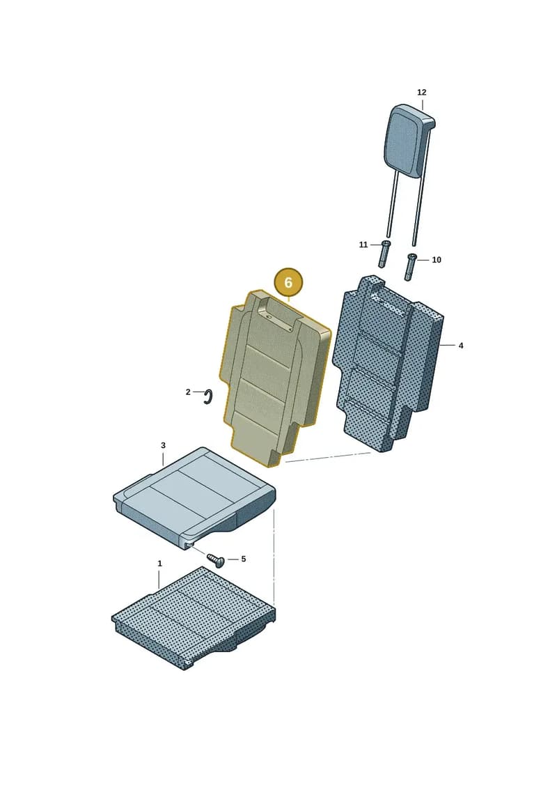 1T3888805ESHN — Volkswagen ID. Buzz (2022-2025) diagram 15a888100, position 6