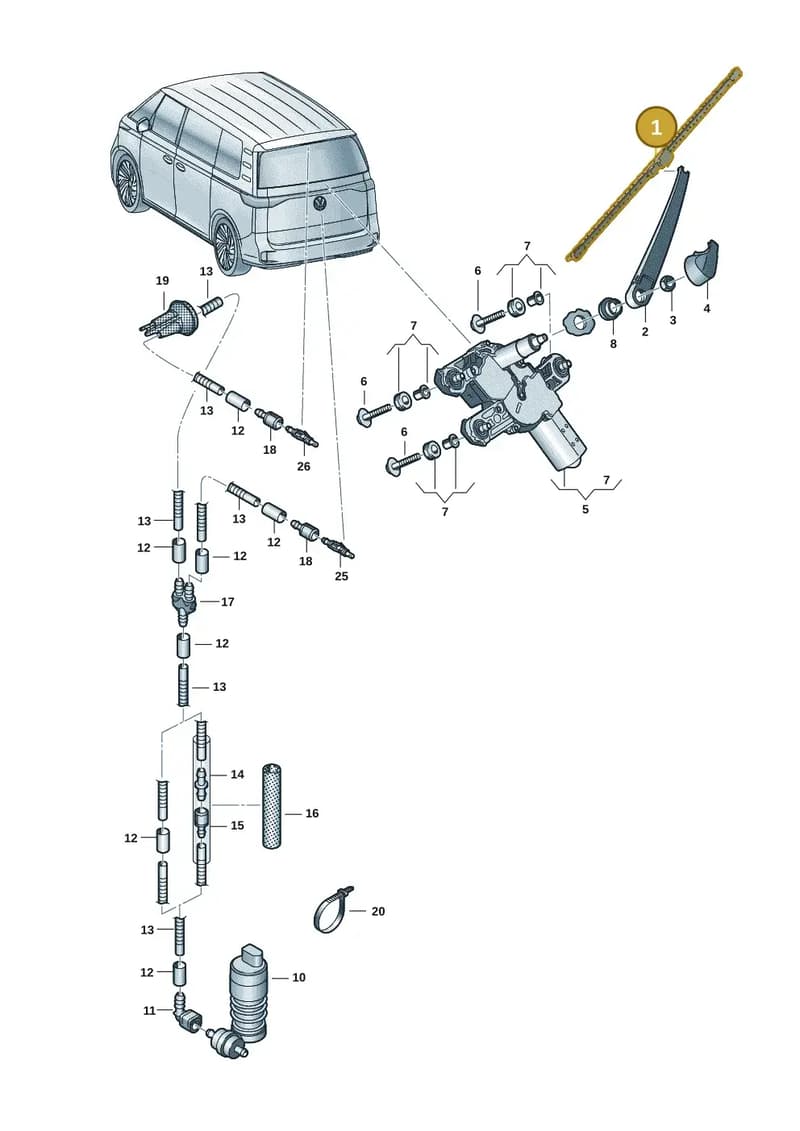 1T3955427A9B9 — Volkswagen ID. Buzz (2022-2025) diagram 15a955340, position 1
