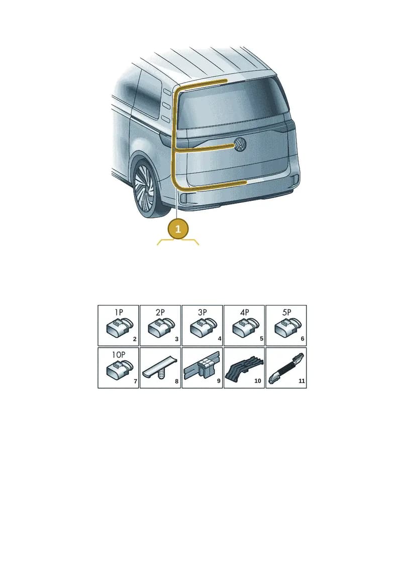 1T3971147BK — Volkswagen ID. Buzz (2022-2025) diagram 15a972810, position 1