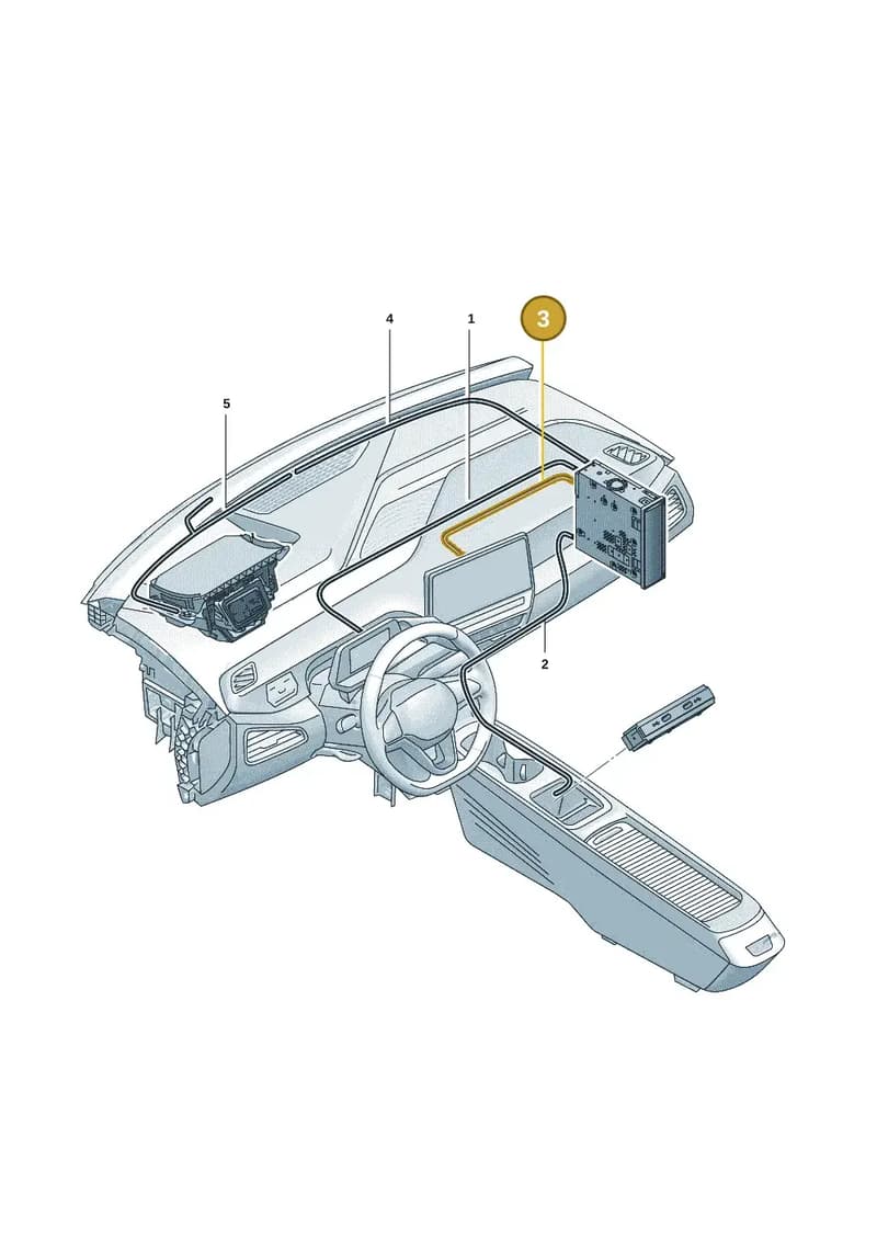 1T3971650 — Volkswagen ID. Buzz (2022-2025) diagram 15a972440, position 3