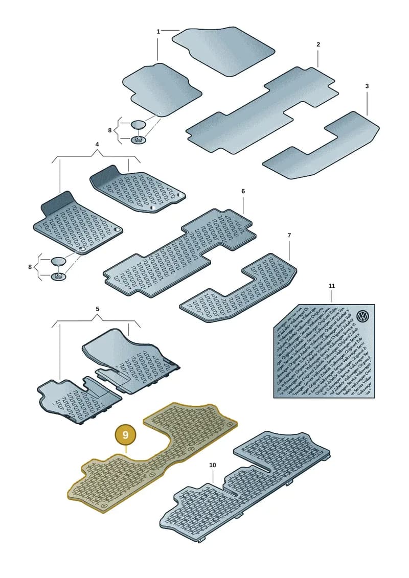 1T4061551041 — Volkswagen ID. Buzz (2022-2025) diagram 15a061010, position 9