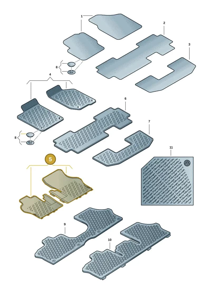 1T5061502A82V — Volkswagen ID. Buzz (2022-2025) diagram 15a061010, position 5