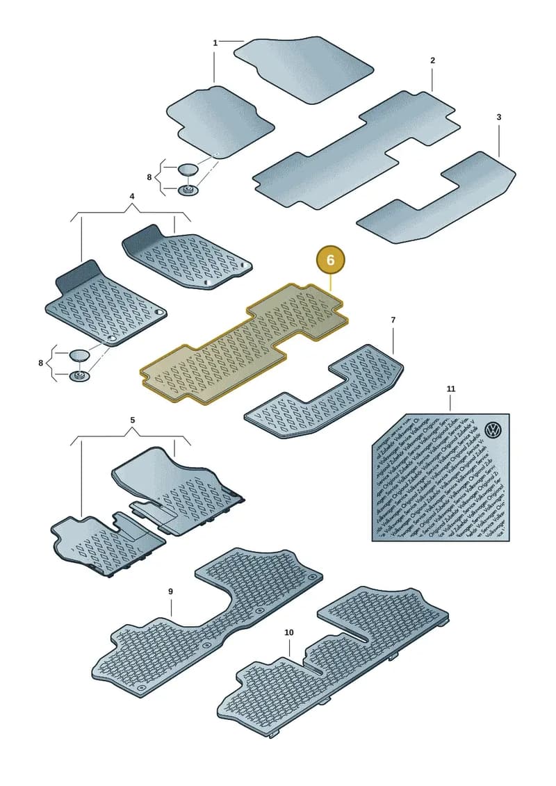 1T5061510C041 — Volkswagen ID. Buzz (2022-2025) diagram 15a061010, position 6