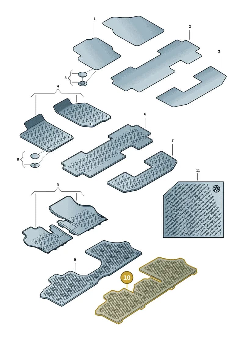 1T5061551B041 — Volkswagen ID. Buzz (2022-2025) diagram 15a061010, position 10