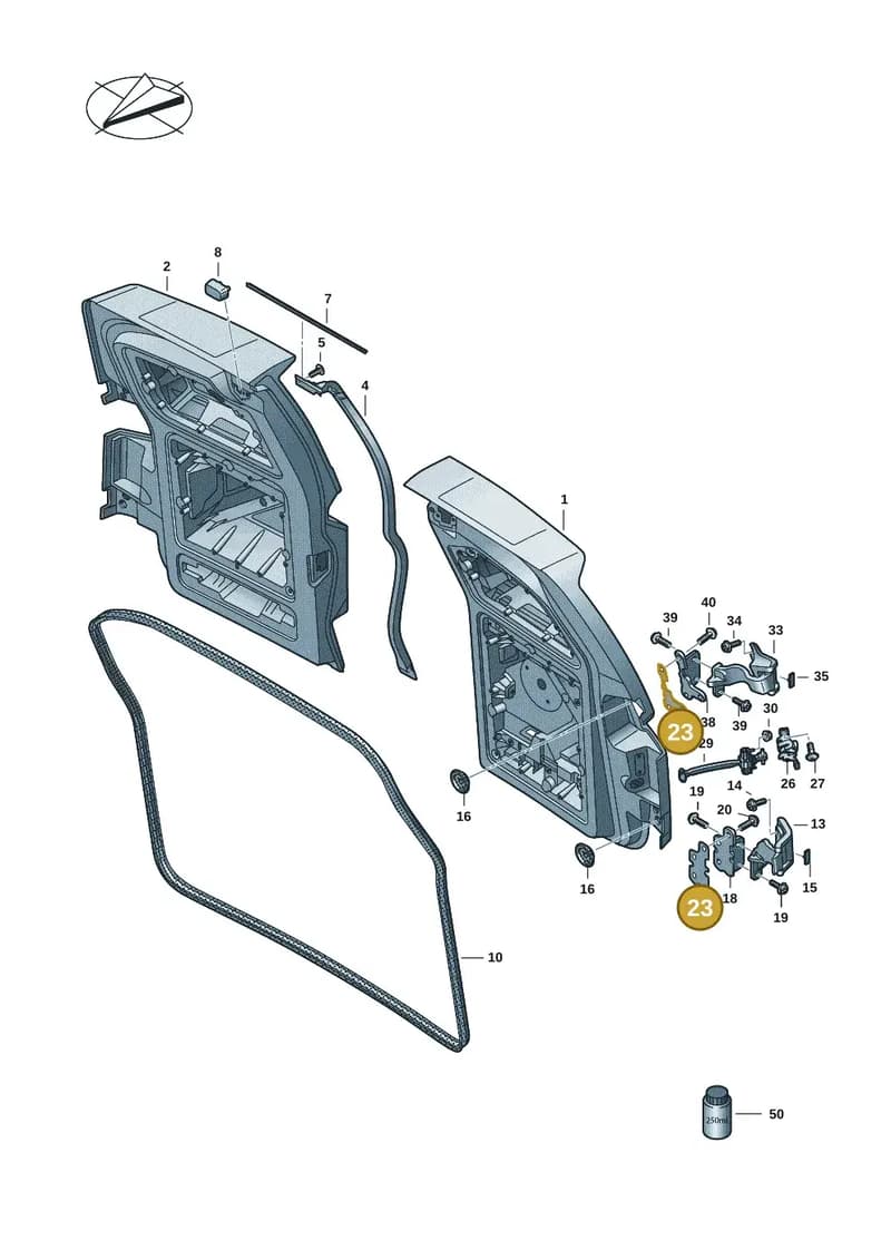 1T5898258 — Volkswagen ID. Buzz (2022-2025) diagram 15a827200, position 23