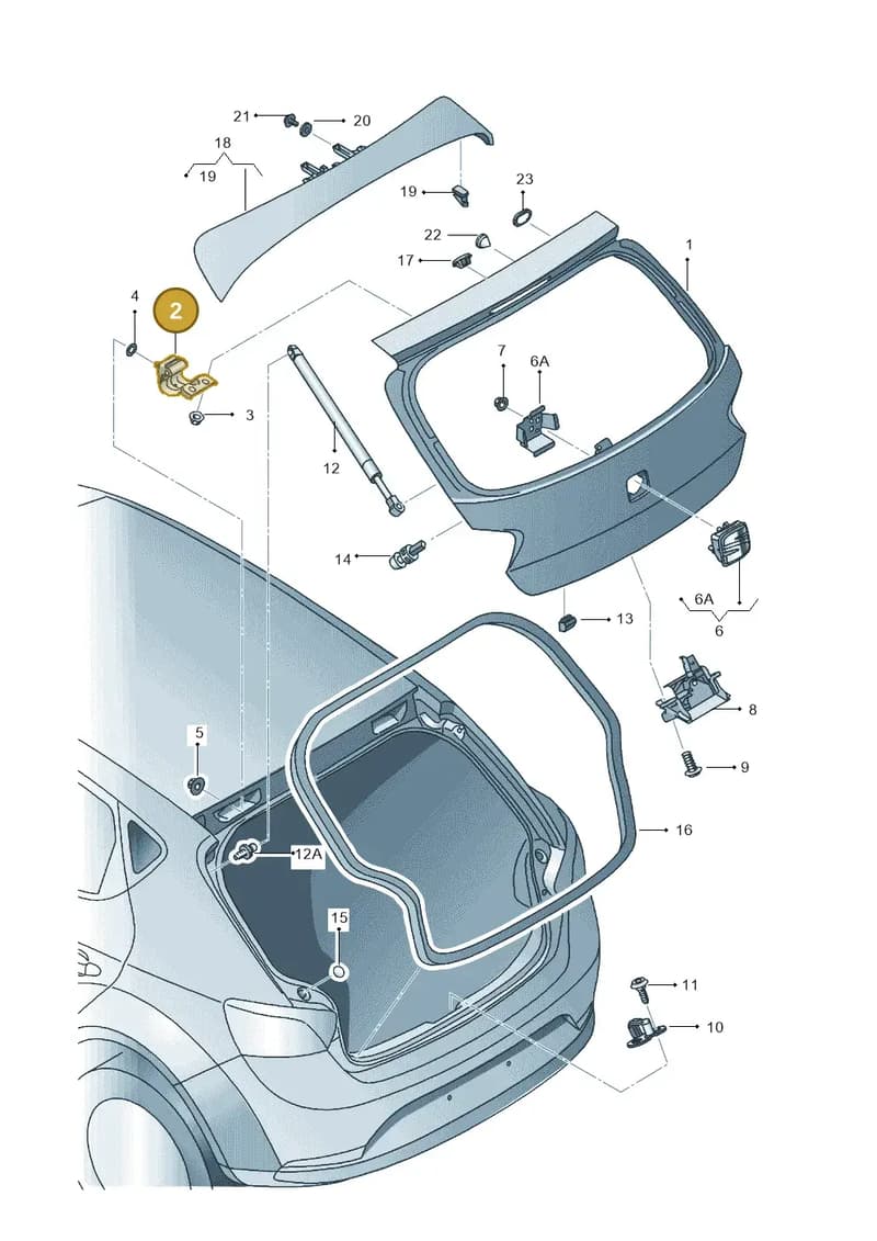 1U0827299 — SEAT Ibiza (2015-) diagram 639827000, position 2