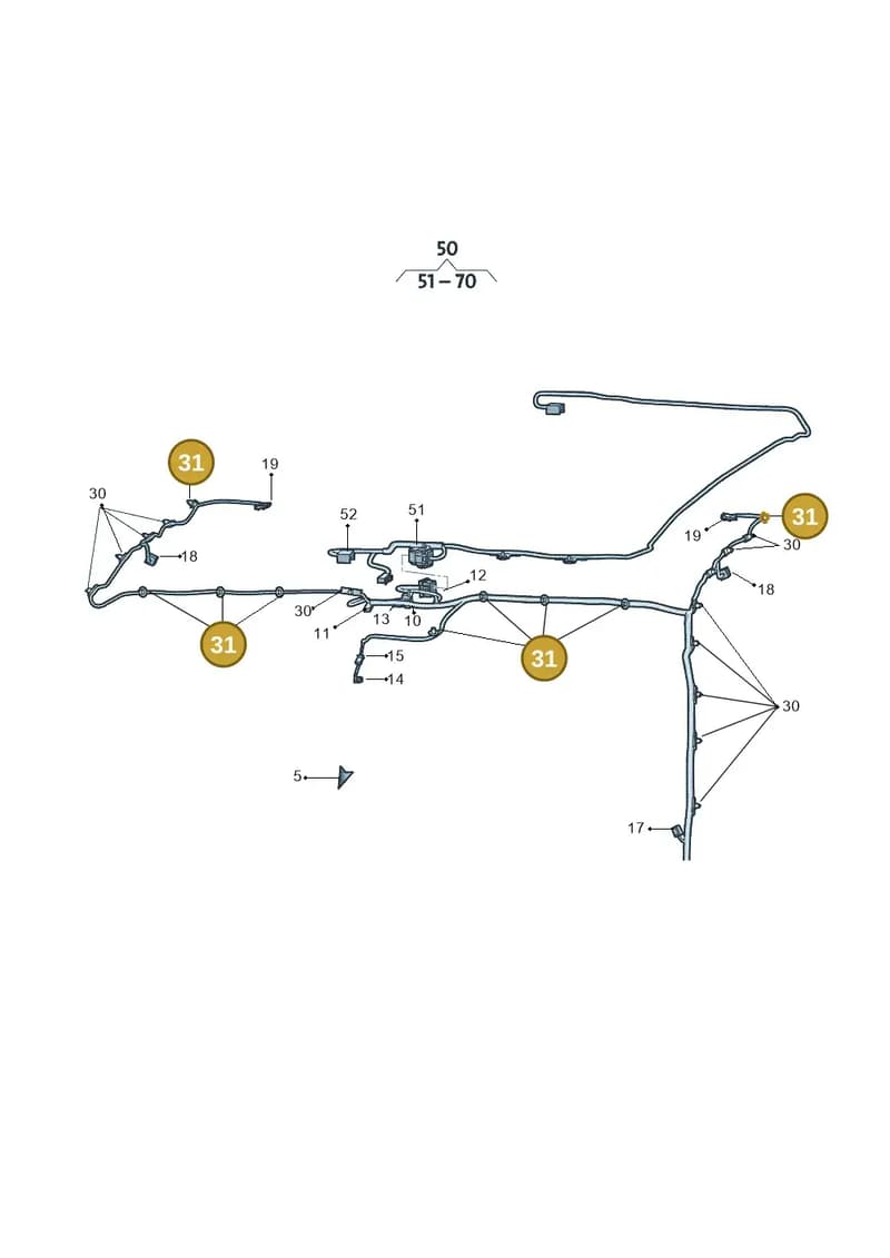 1U0971850G — Skoda Yeti (2013-2017) diagram 666971900, position 31