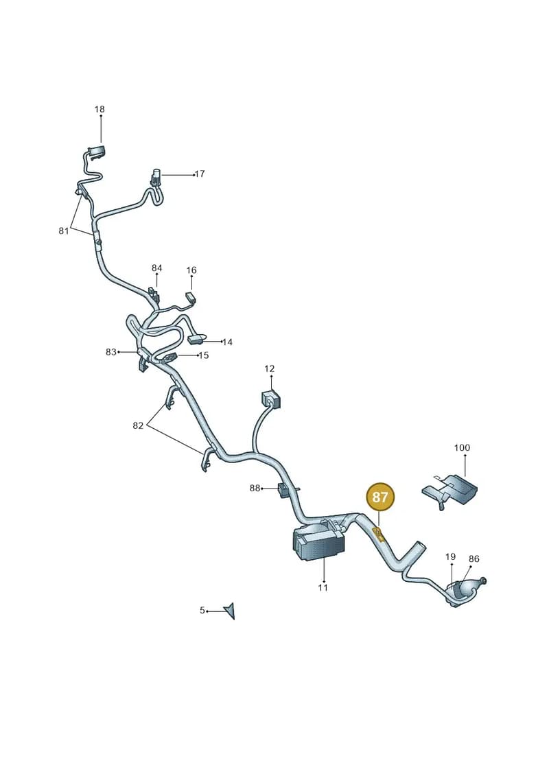 1U0971850G — Skoda Yeti (2013-2017) diagram 666971920, position 87
