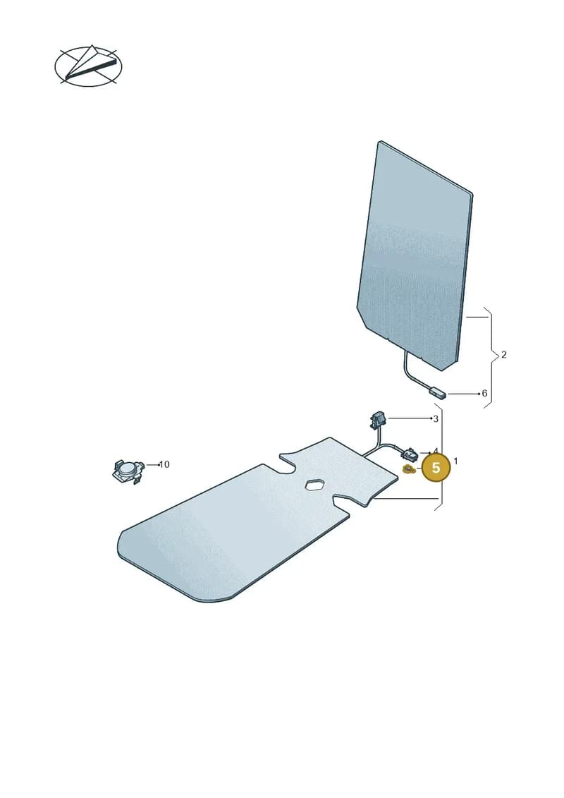 1U0971850G — Skoda Fabia (2021-2022) diagram 884963000, position 5