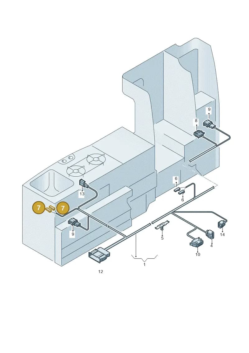 211971921 — Volkswagen California (2015-2019) diagram 452972900, position 7