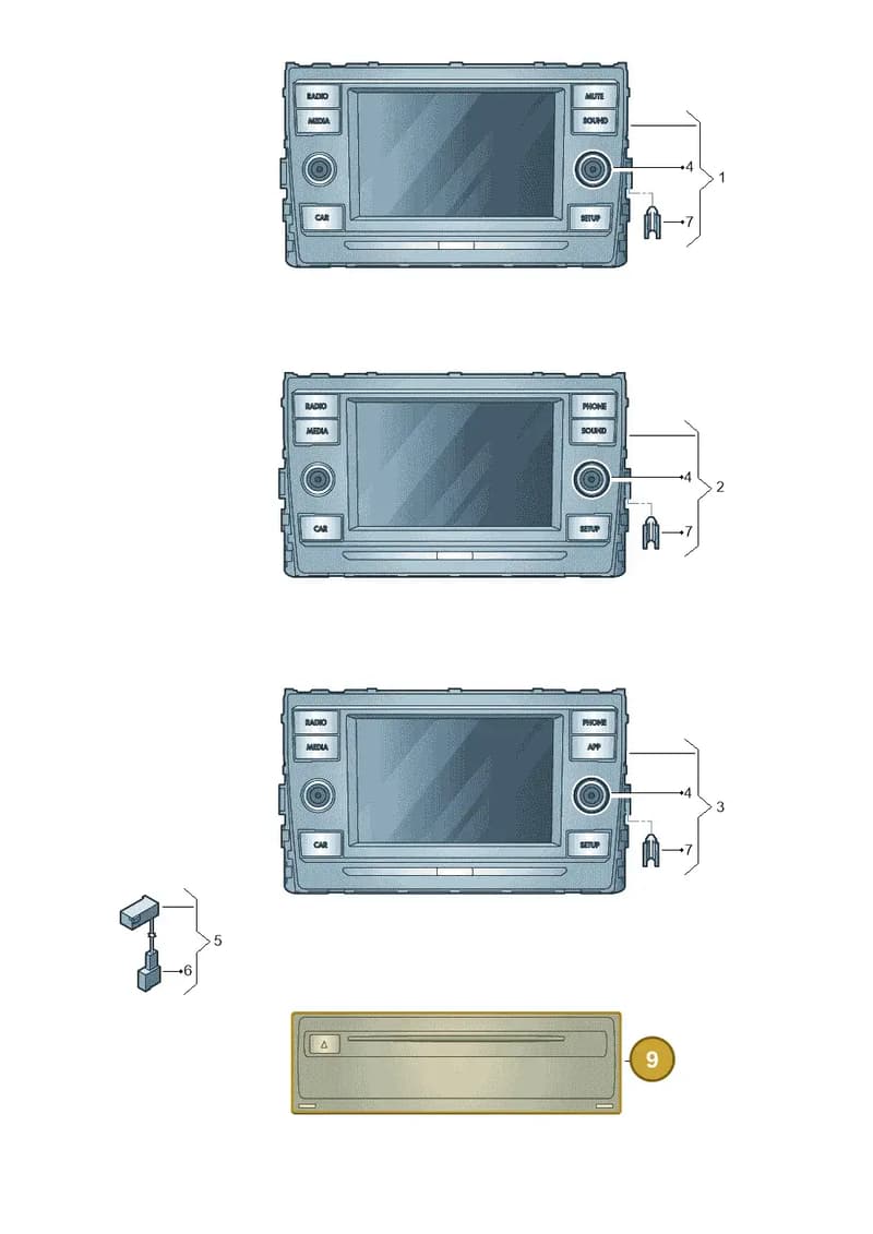2G0035126 — Volkswagen T-Cross (2018-2025) diagram 827035000, position 9