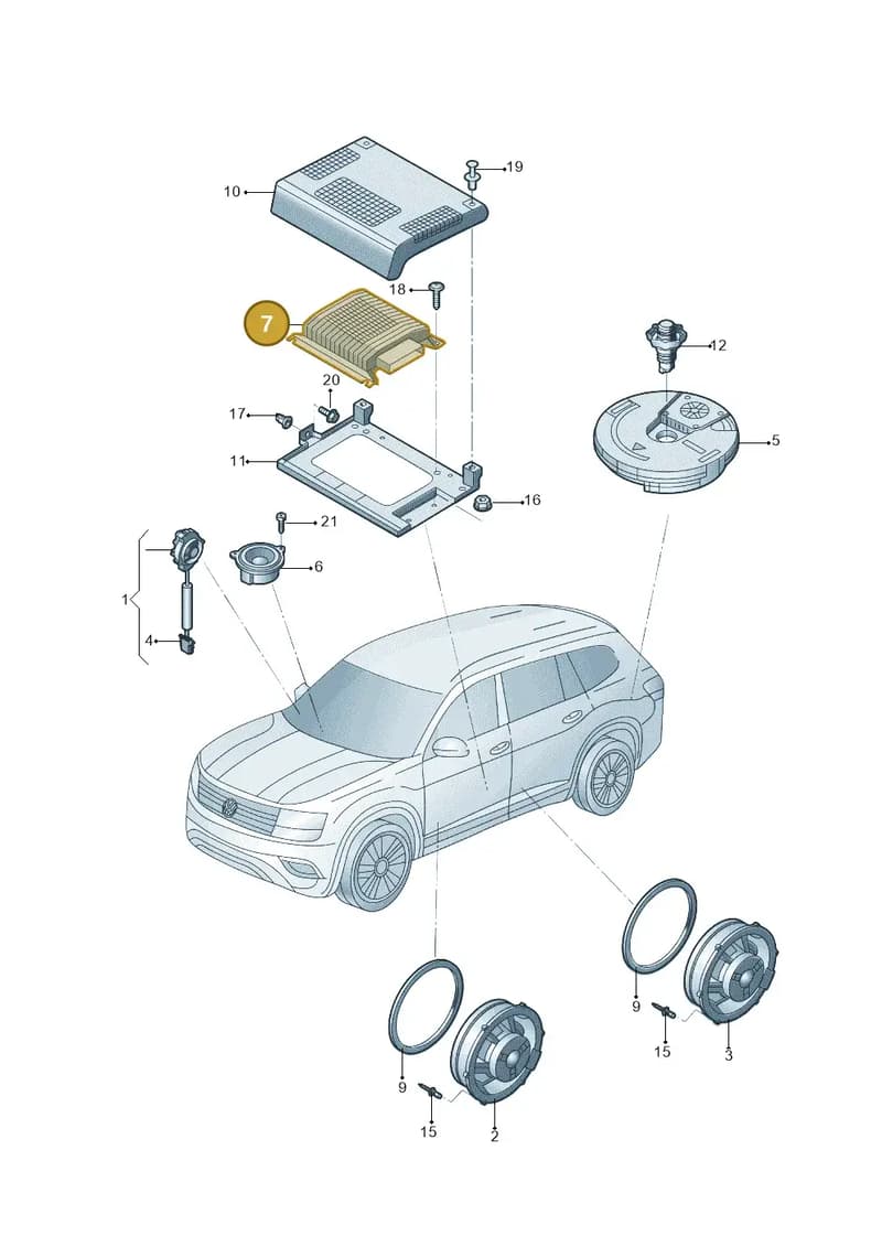 2G0035456 — Volkswagen Tharu (2018-2023) diagram 588035350, position 7