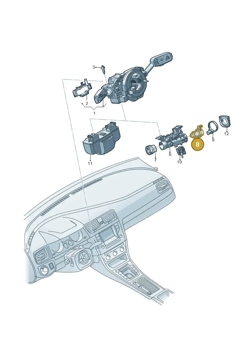 2G0905855Z — SEAT Ateca (2016-) diagram 591953050, position 8