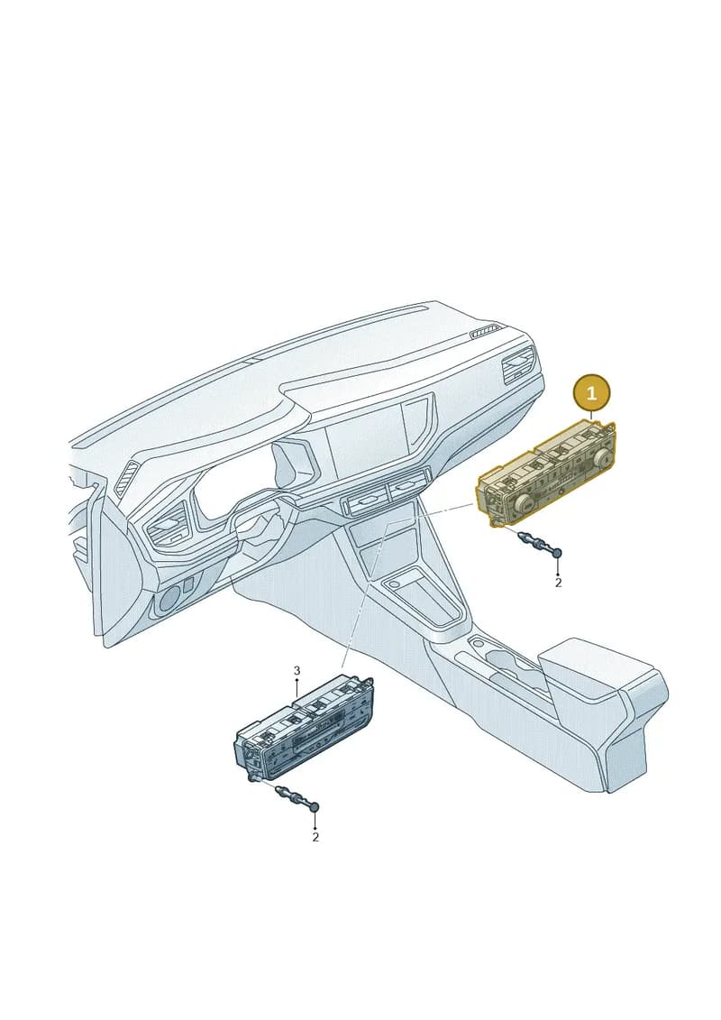 2G0907044REYW — Volkswagen Polo (2017-2025) diagram 837941550, position 1