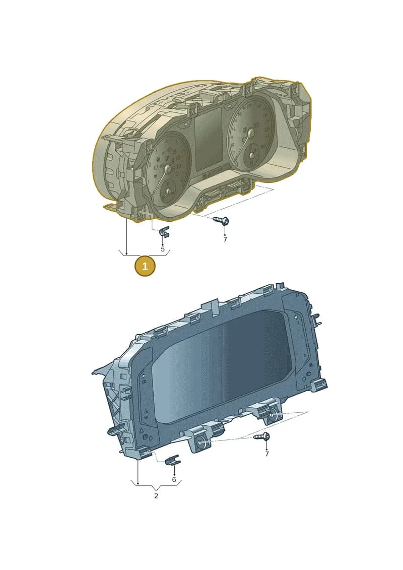 2G0920731D — Volkswagen T-Cross (2018-2025) diagram 837920000, position 1