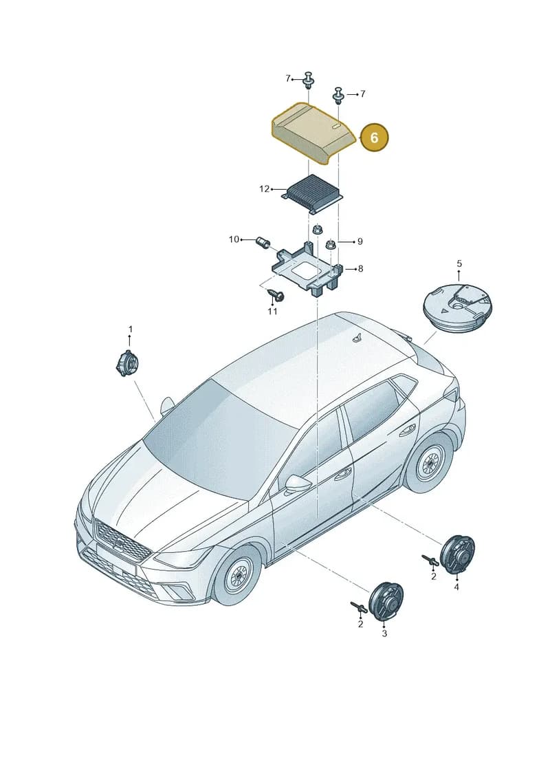 2G0972135 — SEAT Arona (2017-) diagram 835035350, position 6