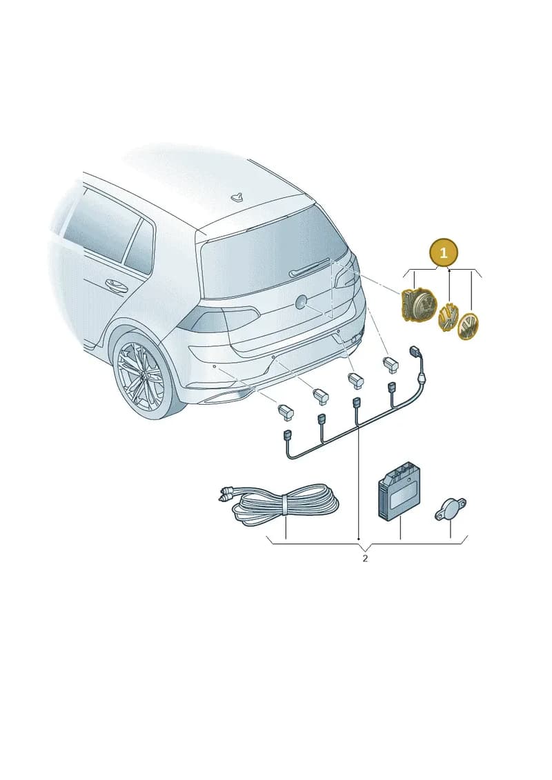 2G1054634A — Volkswagen Polo (2017-2025) diagram 827054060, position 1